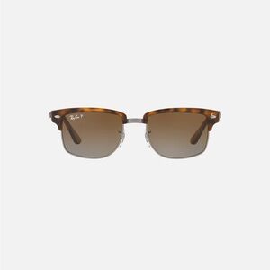 Ray-Ban: Clubmaster Square RB4190 Polatized Sunglasses in Tortoise